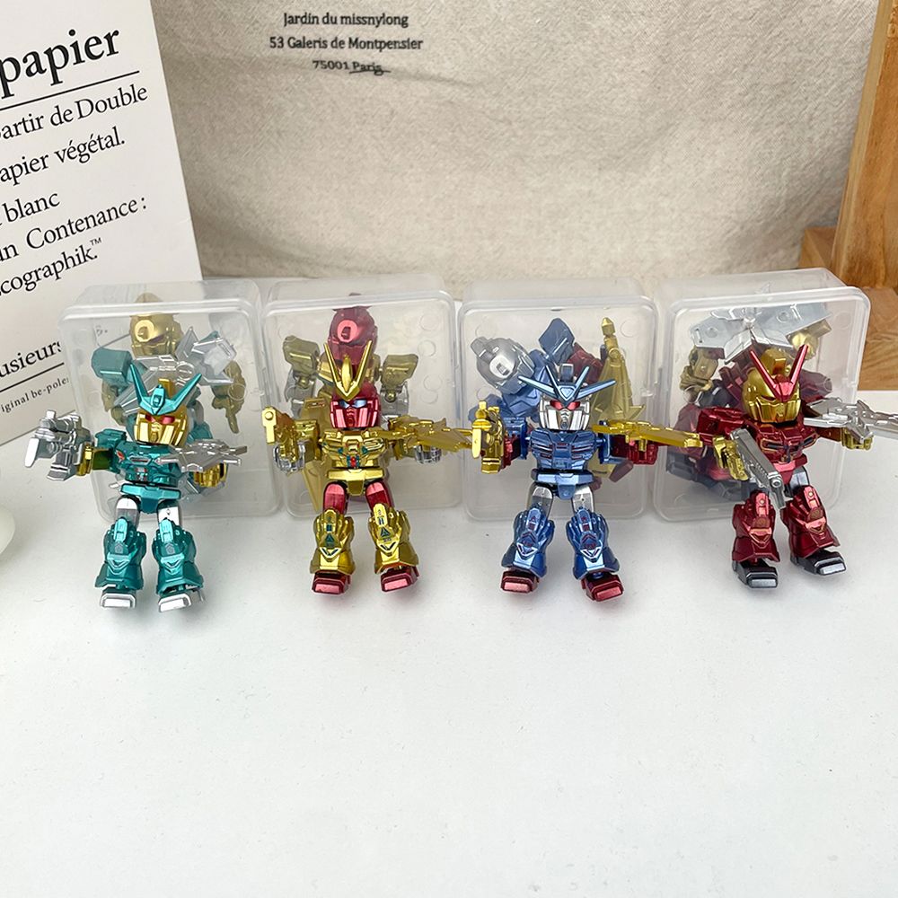 Cosplay Prop Building - ブルーレチームアクションフィギュアシリーズ子供向け組み立ておもちゃ仮面騎士人形