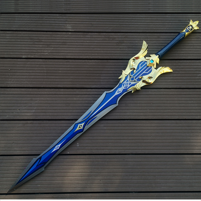 Cosplay Prop Display - 折れ松の歌にインスパイアされた装飾用両手展示用ブレード、金属工芸のコレクターアイテム、コスプレ展示用小道具、グレートS