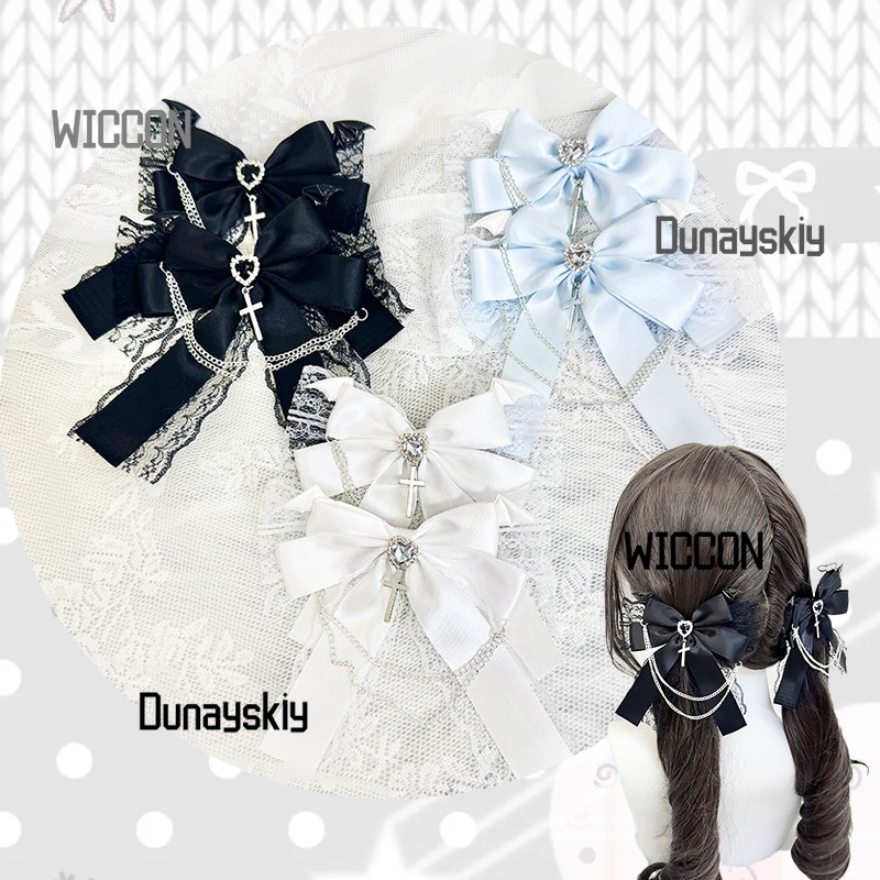 Cosplay Prop Bow - Jirai Kei Bow Production ロリータ レース