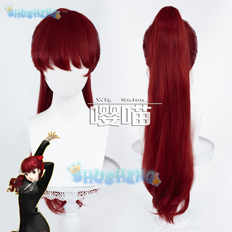 アニメ P5 ペルソナ吉沢かすみコスプレウィッグアニメキャラ - Prop Para Cosplay のレビューと価格