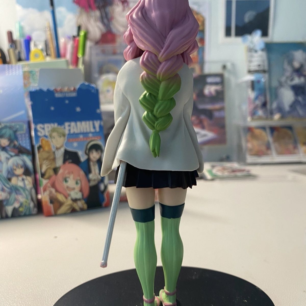 デーモンスレイヤー 愛の柱 甘露寺蜜璃 竈門炭治郎 フィギュ - Cosplay Prop Display のレビューと価格