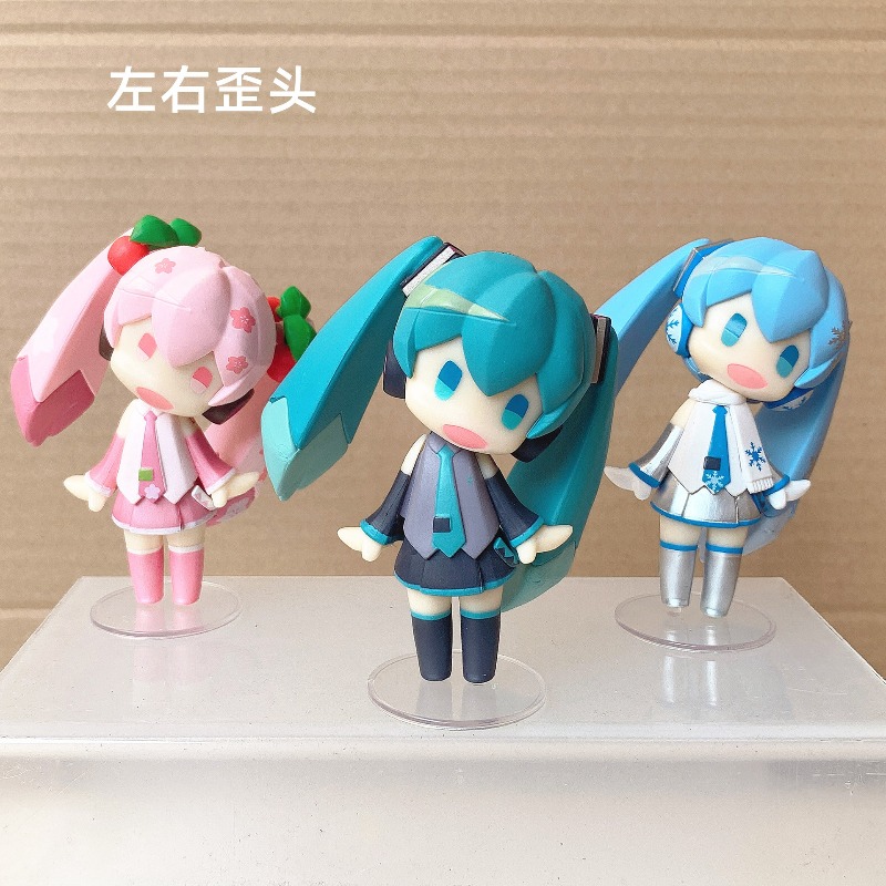 10CMアニメフィギュア初音ミクフィギュアQバージョンピクセ - Cosplay Prop Building のレビューと価格