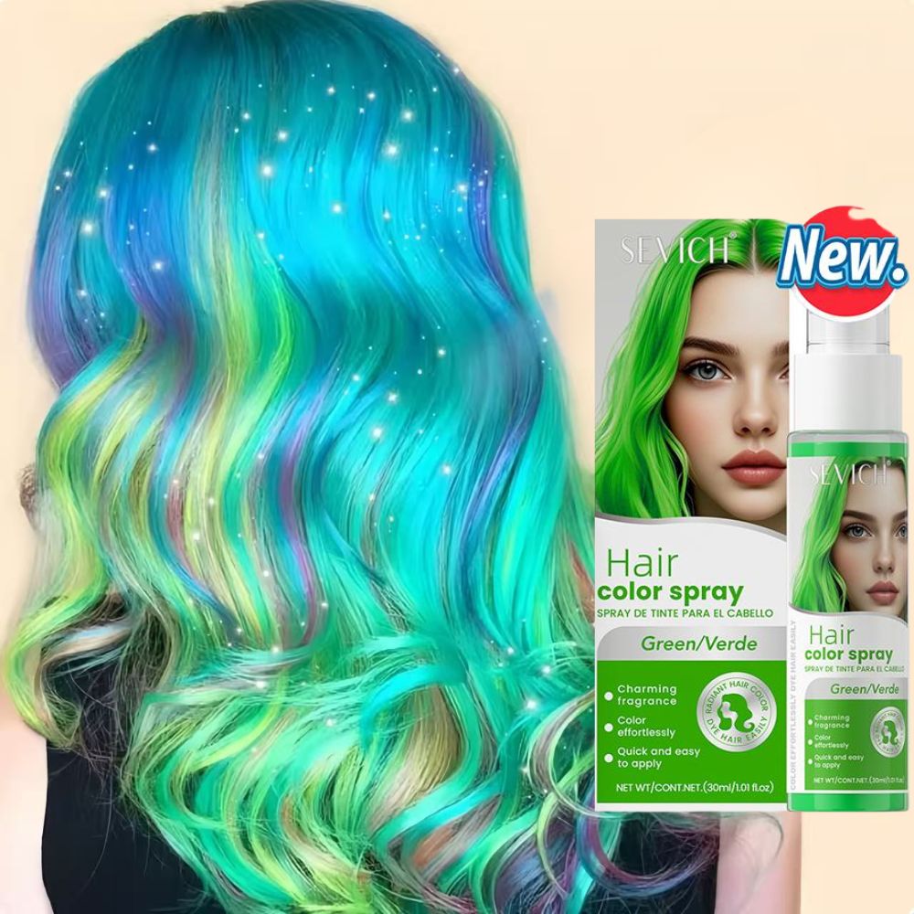 8色ヘアカラースプレー使い捨てヘアダイハロウィンコスプレ用一 - Hair Spray Color のレビューと価格