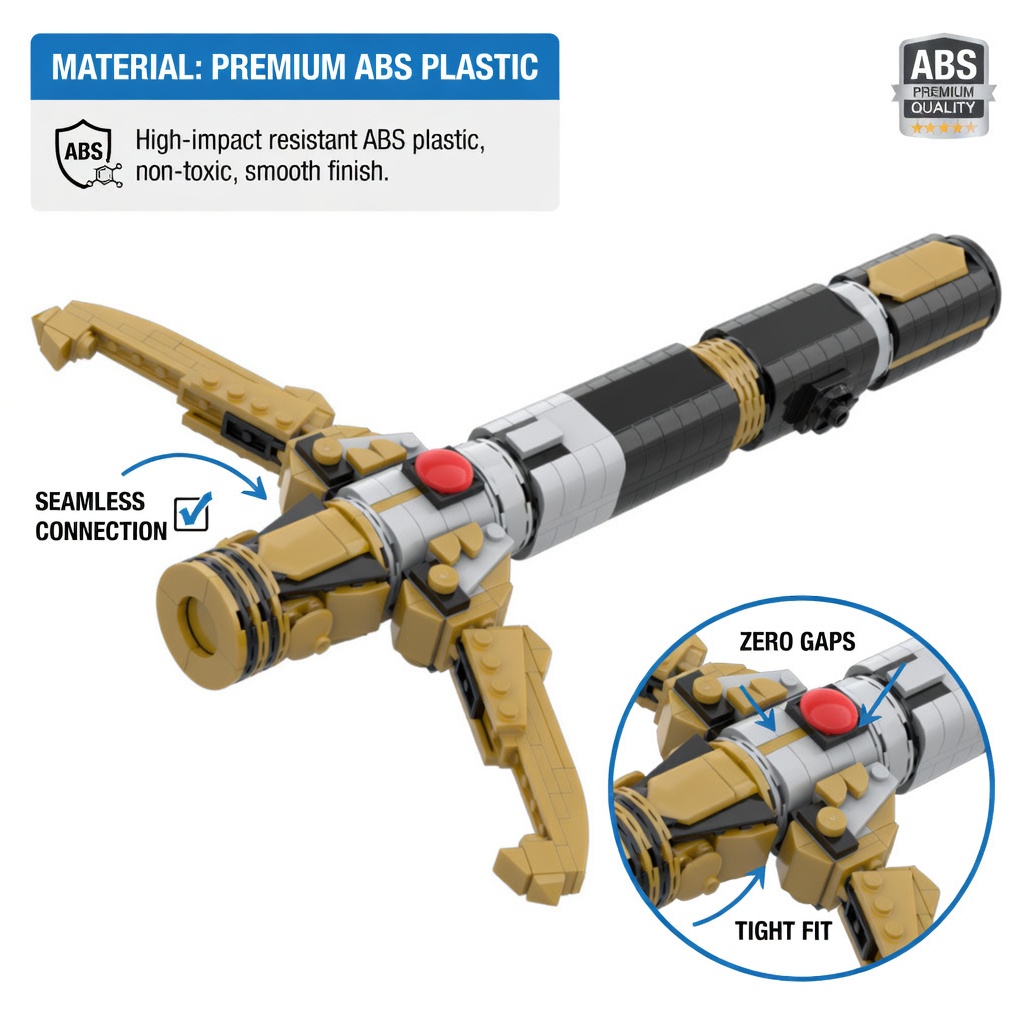 SF エネルギーソード ヒルト MOC ビルディングブロック - Cosplay Prop Building のレビューと価格