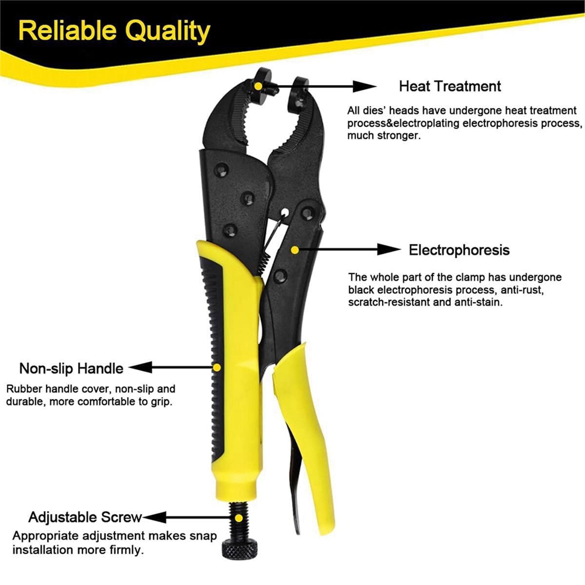 【AT48】新型ヘビーデューティー スナップファスナーツール - Snap Plier Setter のレビューと価格